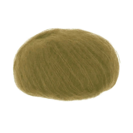 Silk Mohair -30142 - gulgrænn